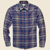 Stretch Seaview Flannel - Cardiff Plaid - Faherty - STAG Provisions - Tops - L/S Woven - Plaid