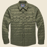 Atmosphere Shirt Jacket - Olive - Faherty - STAG Provisions - Outerwear - Shirt Jacket
