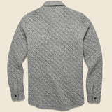 Epic Quilted Fleece CPO - Carbon Melange - Faherty - STAG Provisions - Outerwear - Shirt Jacket