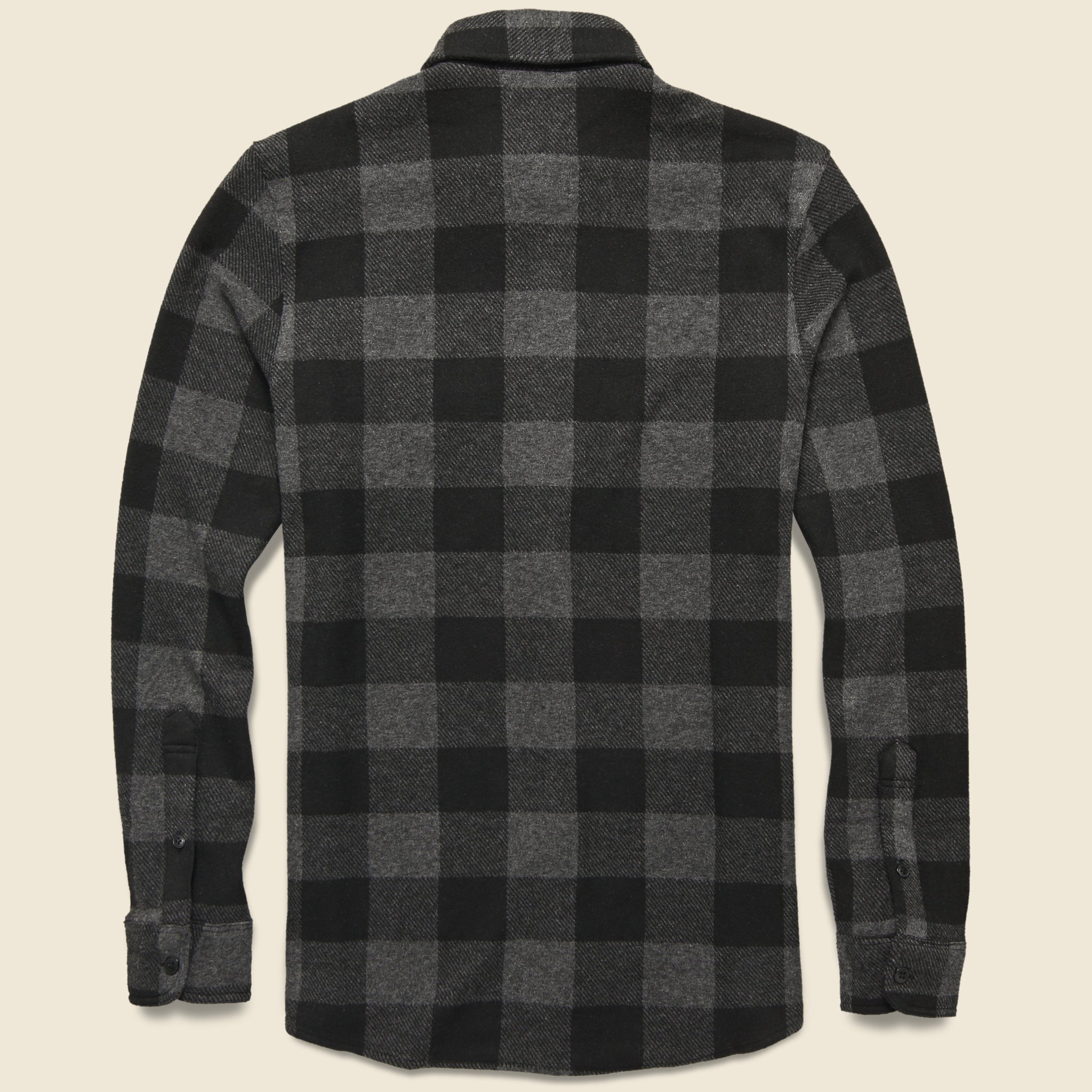 Legend Sweater Shirt - Charcoal Black Buffalo - Faherty - STAG Provisions - Tops - L/S Woven - Plaid