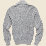 Marled Cotton Cardigan - Light Grey Marl - Faherty - STAG Provisions - Tops - Sweater