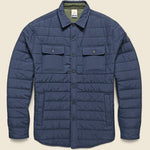 Atmosphere Reversible Shirt Jacket - Olive/Navy - Faherty - STAG Provisions - Outerwear - Shirt Jacket