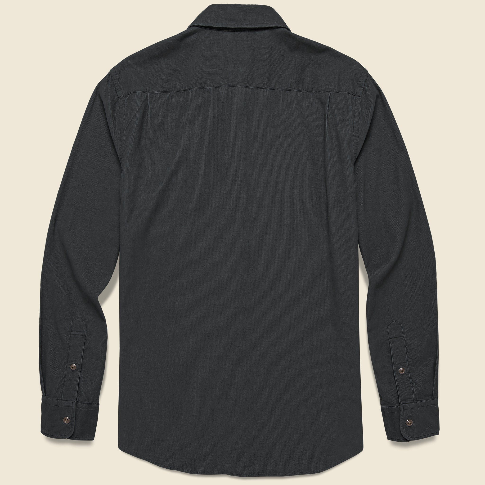 Stretch Cord Shirt - Washed Black - Faherty - STAG Provisions - Tops - L/S Woven - Corduroy
