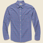 Ventura Shirt - Chambray Blue Plaid - Faherty - STAG Provisions - Tops - L/S Woven - Plaid