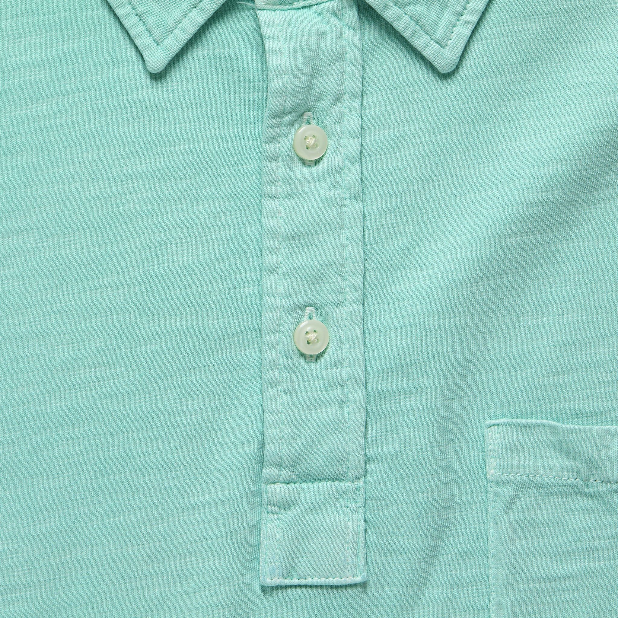 Garment Dyed Polo Shirt - Water Blue - Faherty - STAG Provisions - Tops - S/S Knit