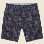 Printed Atoll Short - Indigo Floral - Faherty - STAG Provisions - Shorts - Floral