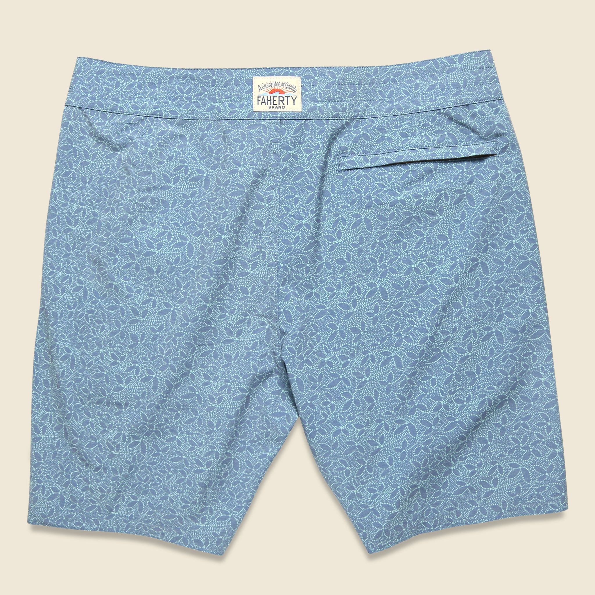 
                          Classic 7" Boardshort - Teal Ivy - Faherty - STAG Provisions - Shorts - Swim
                        