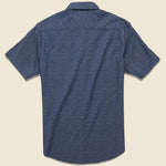 Pacific Shirt - Navy Fleck - Faherty - STAG Provisions - Tops - S/S Woven - Other Pattern