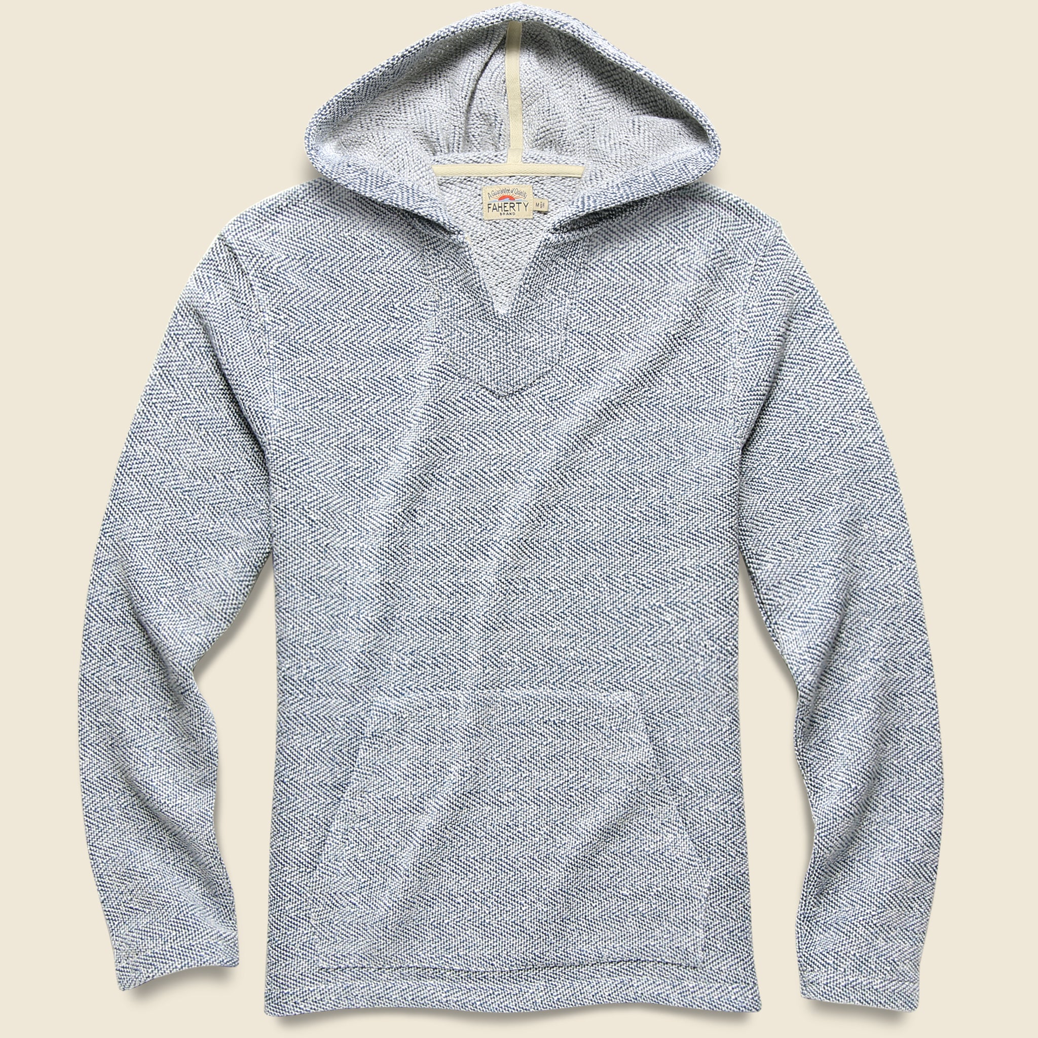 Baja Beach Poncho - Whitewater - Faherty - STAG Provisions - Tops - Fleece / Sweatshirt