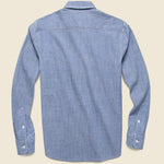 Collins Workshirt - Light Wash Indigo - Faherty - STAG Provisions - Tops - L/S Woven - Solid