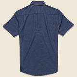 Stretch Oxford Shirt - Navy - Faherty - STAG Provisions - Tops - S/S Woven - Solid
