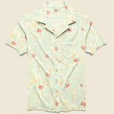 Kona Camp Shirt - Mint Floral - Faherty - STAG Provisions - Tops - S/S Woven - Floral
