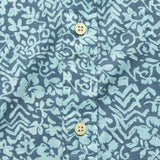 Breeze Shirt - Teal Waters Hilo - Faherty - STAG Provisions - Tops - S/S Woven - Other Pattern