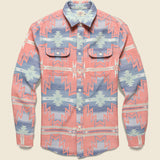 Good Feather Canyon Overshirt - Morning Star Sun - Faherty - STAG Provisions - Tops - L/S Woven - Other Pattern