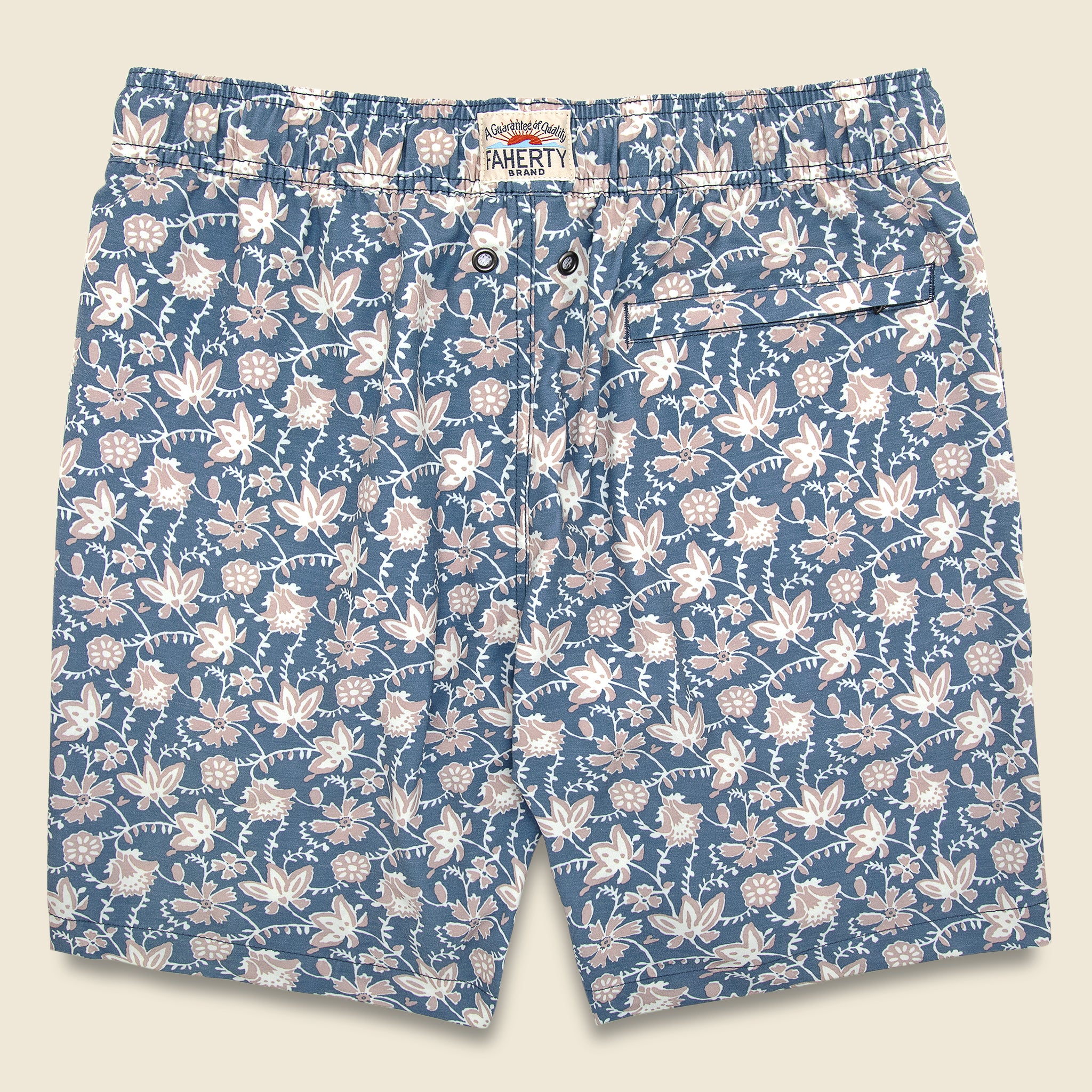 
                          Beacon Trunk - Faded Floral Batik - Faherty - STAG Provisions - Shorts - Swim
                        