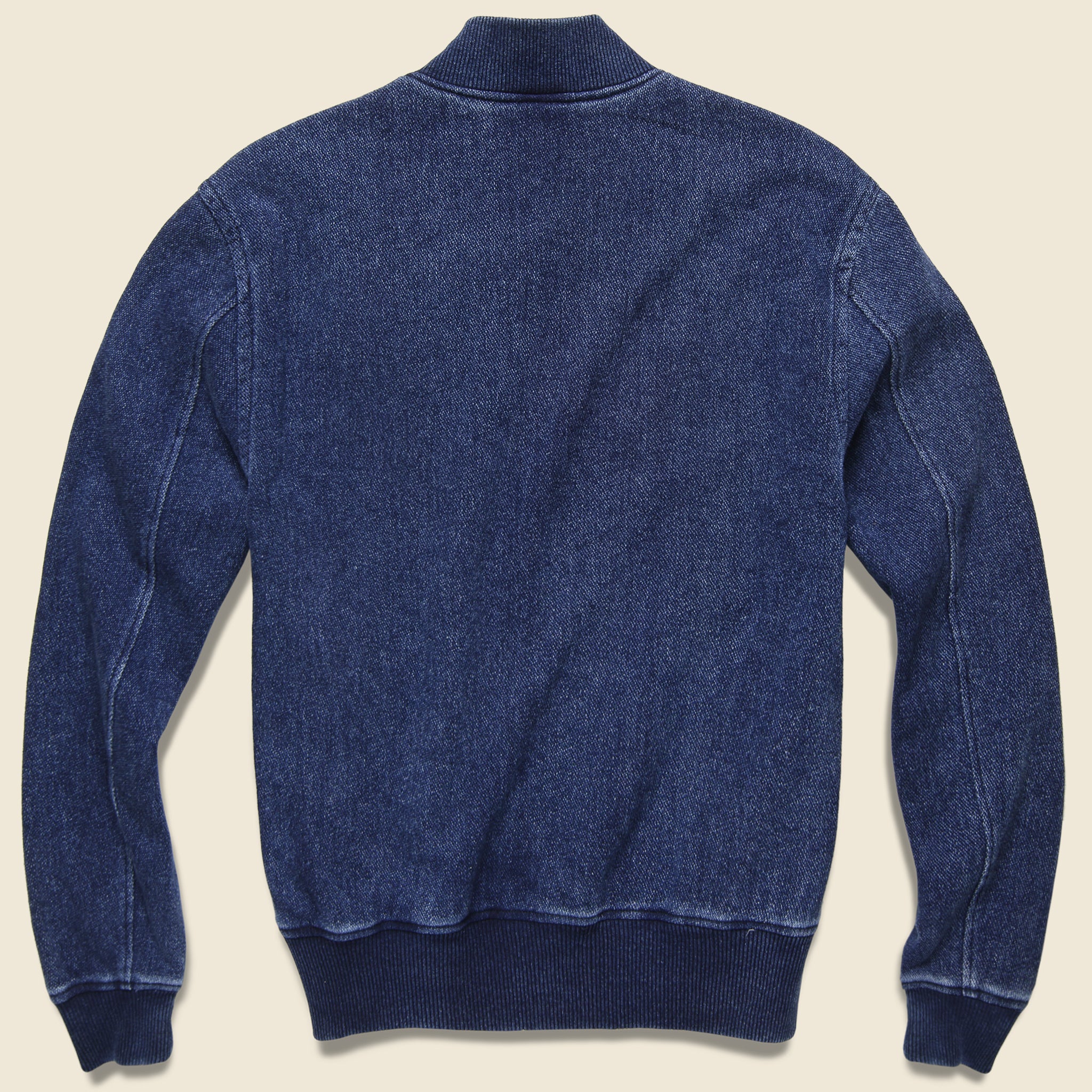 
                          Reversible Indigo Bomber - Indigo/Hibiscus - Faherty - STAG Provisions - Outerwear - Coat / Jacket
                        
