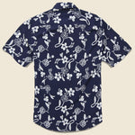 Rayon Hawaiian Shirt - Deep Indigo - Faherty - STAG Provisions - Tops - S/S Woven - Other Pattern