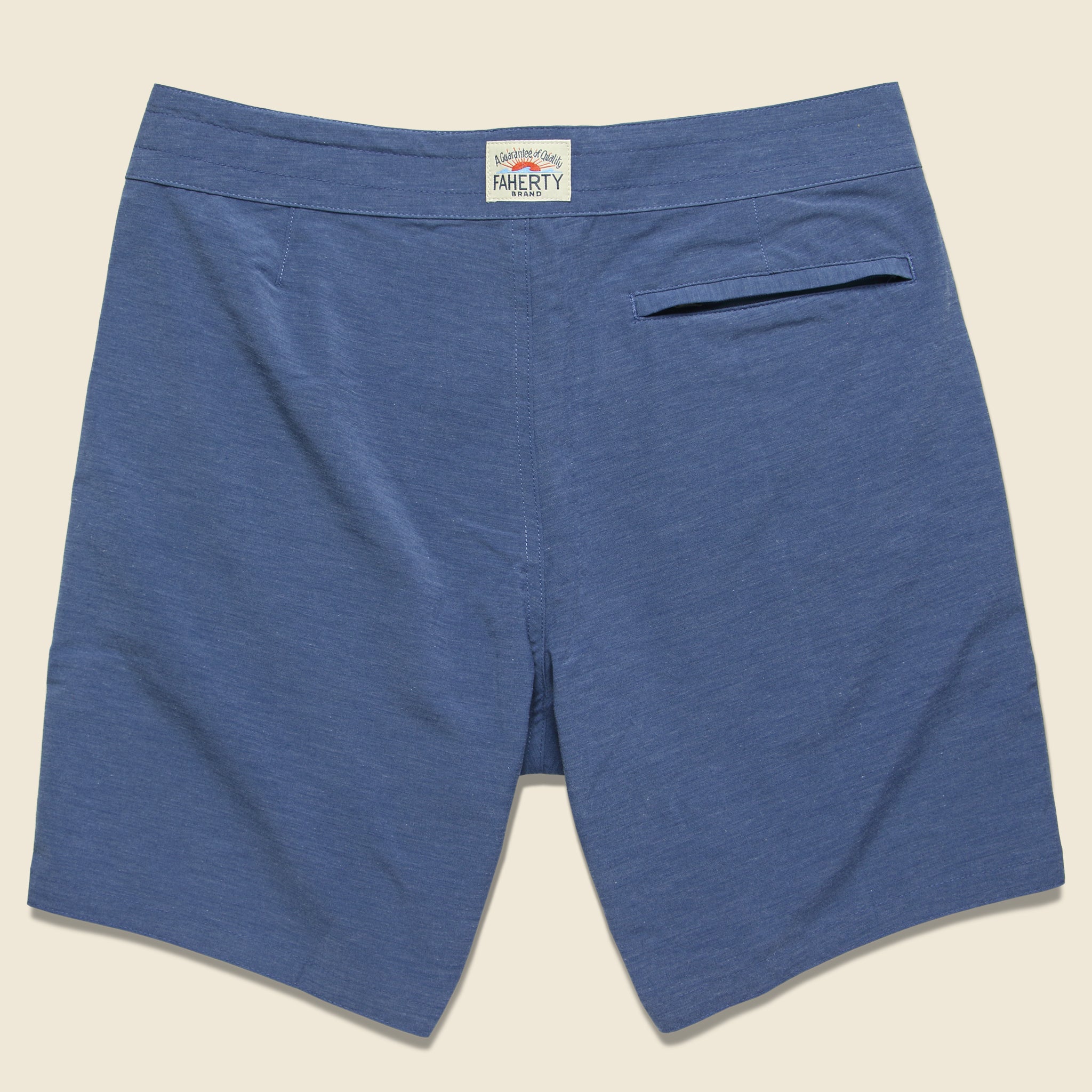 Retro Surf Stripe Boardshort - Blue/Red/White - Faherty - STAG Provisions - Shorts - Swim
