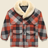 Lined Wool Packer Coat - Black/Charcoal/Rust - Filson - STAG Provisions - Outerwear - Coat / Jacket