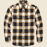 Vintage Flannel Work Shirt - Black/Natural/Gold - Filson - STAG Provisions - Tops - L/S Woven - Plaid