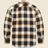 Vintage Flannel Work Shirt - Black/Natural/Gold - Filson - STAG Provisions - Tops - L/S Woven - Plaid
