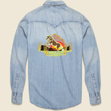 Horseshoe & Stallion Western Shirt - Fort Lonesome - STAG Provisions - Tops - L/S Woven - Other Pattern