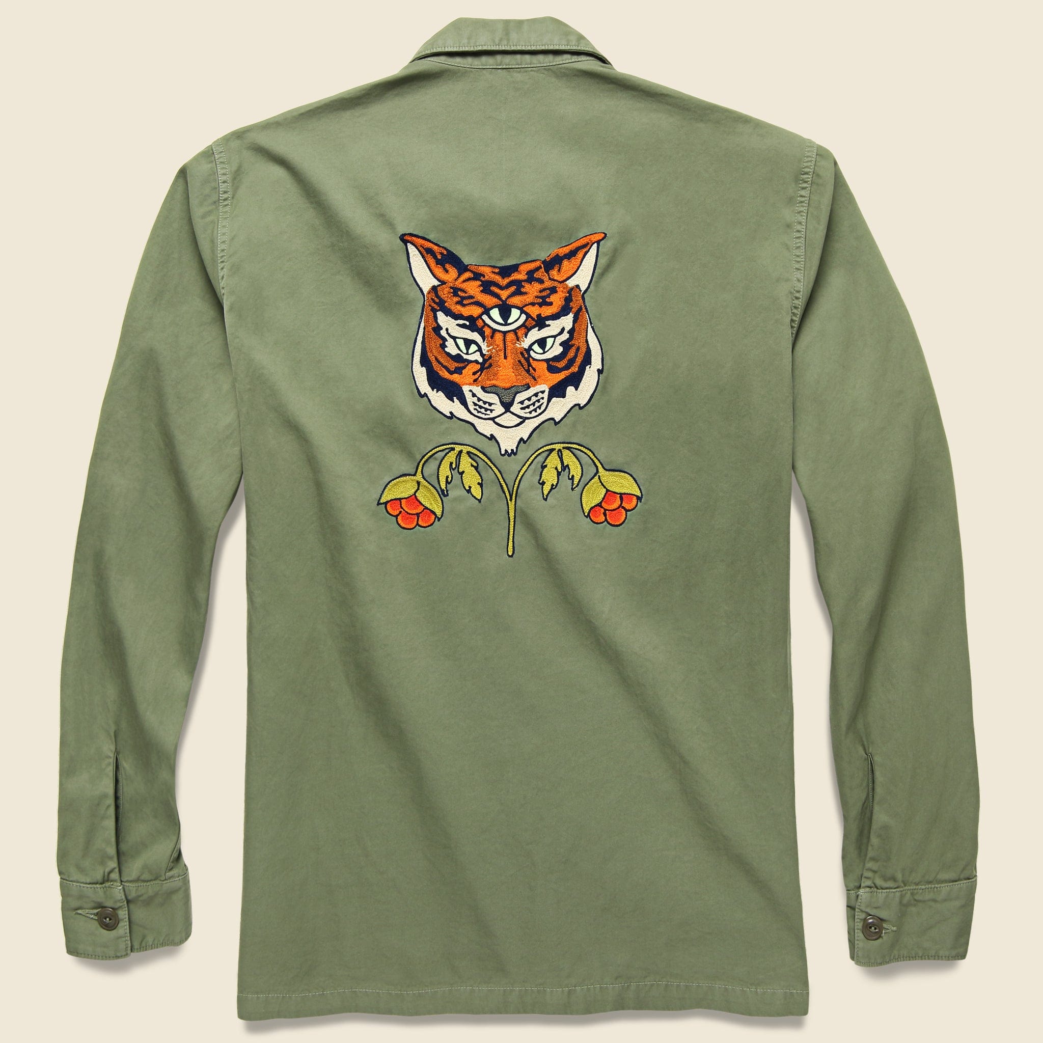 Twill Fatigue Overshirt - Tiger - Fort Lonesome - STAG Provisions - Tops - L/S Woven - Overshirt