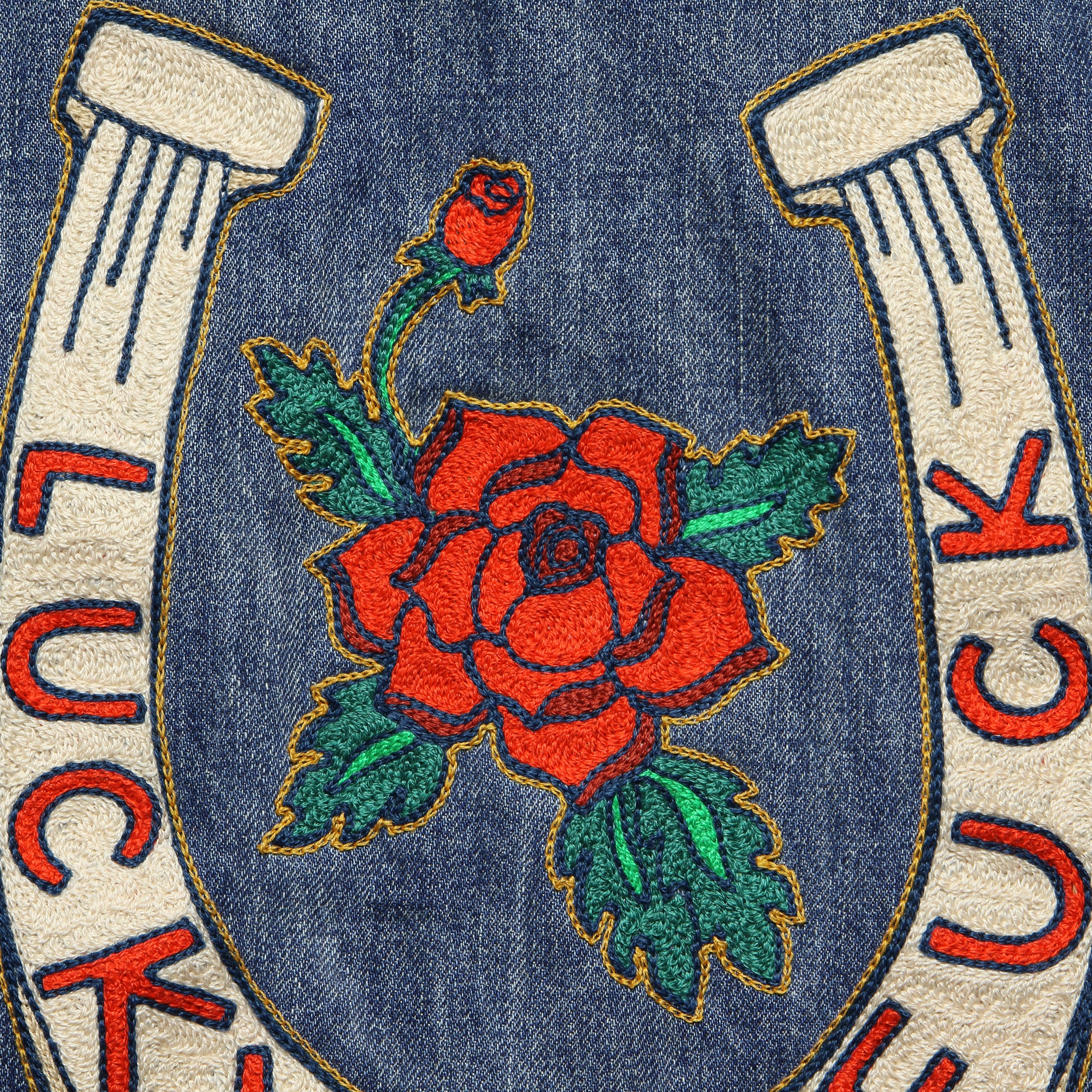 
                          Levi's Denim Trucker - Lucky as Fuck - Size Large - Fort Lonesome - STAG Provisions - Outerwear - Coat / Jacket
                        