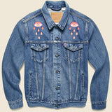 Ft. Lonesome x STAG Crying Eyes Denim Trucker - Fort Lonesome - STAG Provisions - Outerwear - Coat / Jacket
