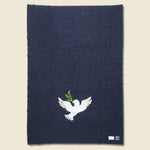 Peace Dove Small Utility Blanket - Navy - Fort Lonesome - STAG Provisions - Gift - Blankets