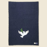 Peace Dove Small Utility Blanket - Navy - Fort Lonesome - STAG Provisions - Gift - Blankets