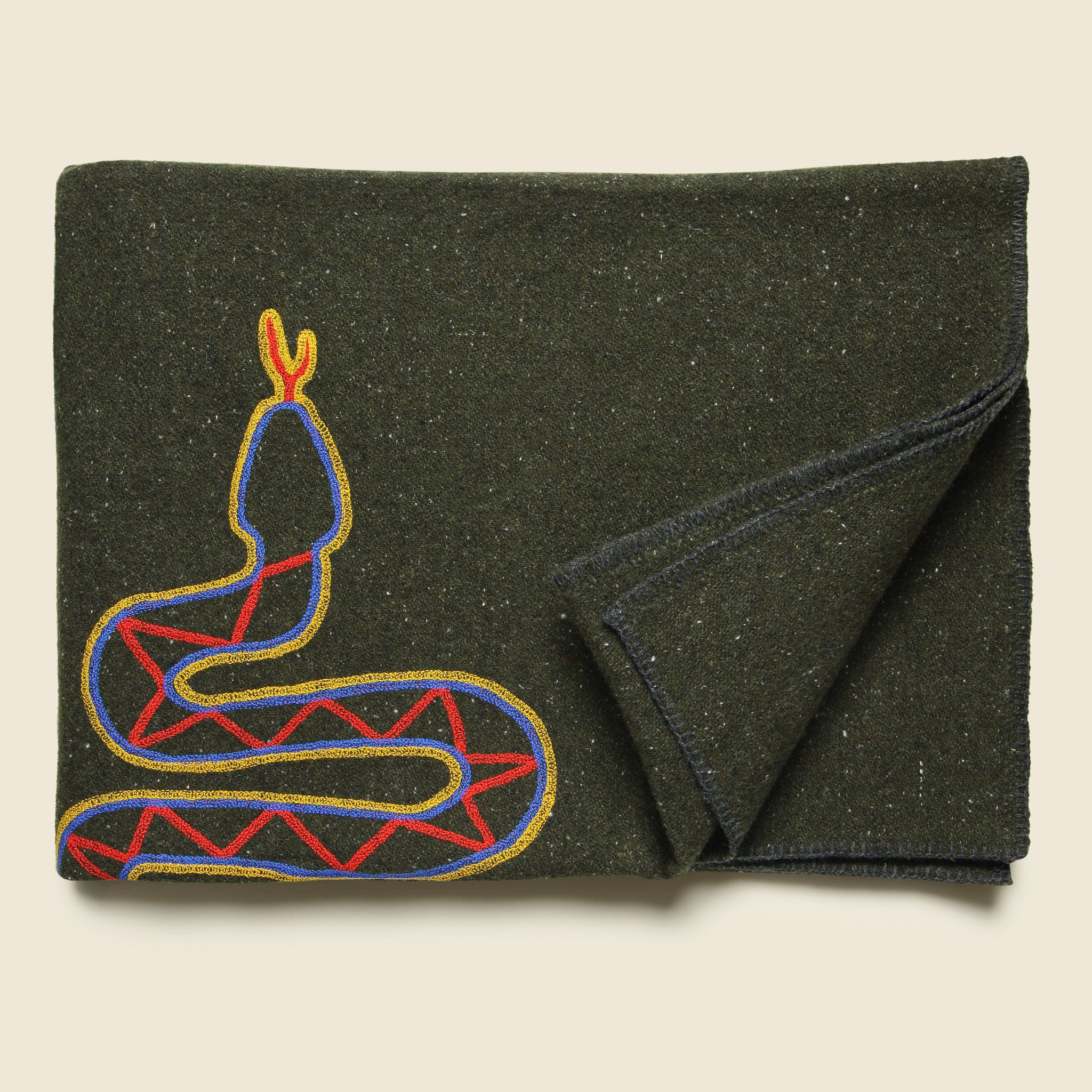 
                          Snake Small Utility Blanket - Olive - Fort Lonesome - STAG Provisions - Gift - Blankets
                        