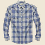 Belmar Workshirt - Grey Buffalo Check - Faherty - STAG Provisions - Tops - L/S Woven - Plaid