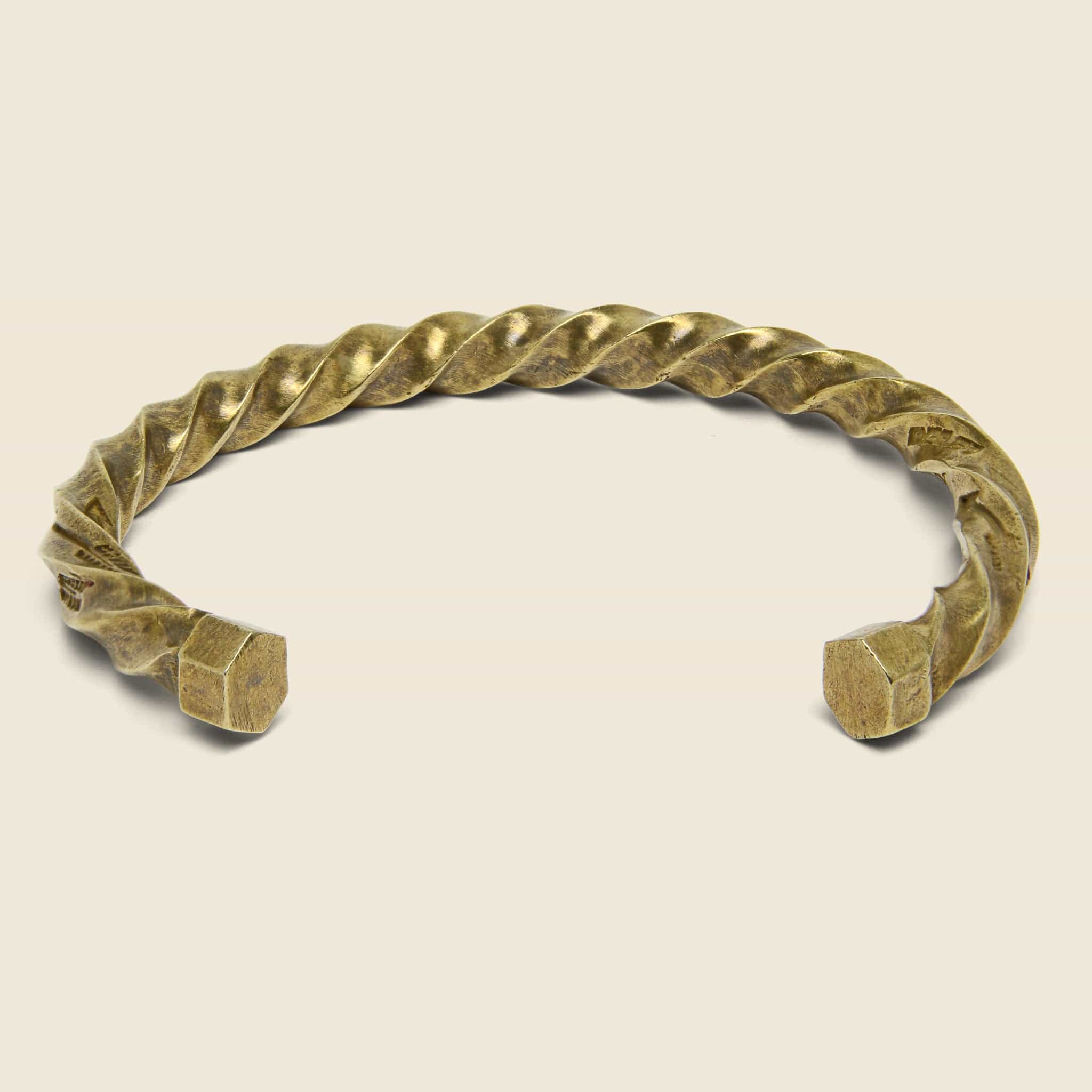 
                          Twisted Cuff - Brass - Giles &amp; Brother - STAG Provisions - Accessories - Cuffs
                        
