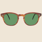 Warren 46mm - Amber Tortoise/Green - Garrett Leight - STAG Provisions - Accessories - Eyewear