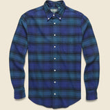 Slub Check Shirt - Blackwatch Indigo - Gitman Vintage - STAG Provisions - Tops - L/S Woven - Plaid