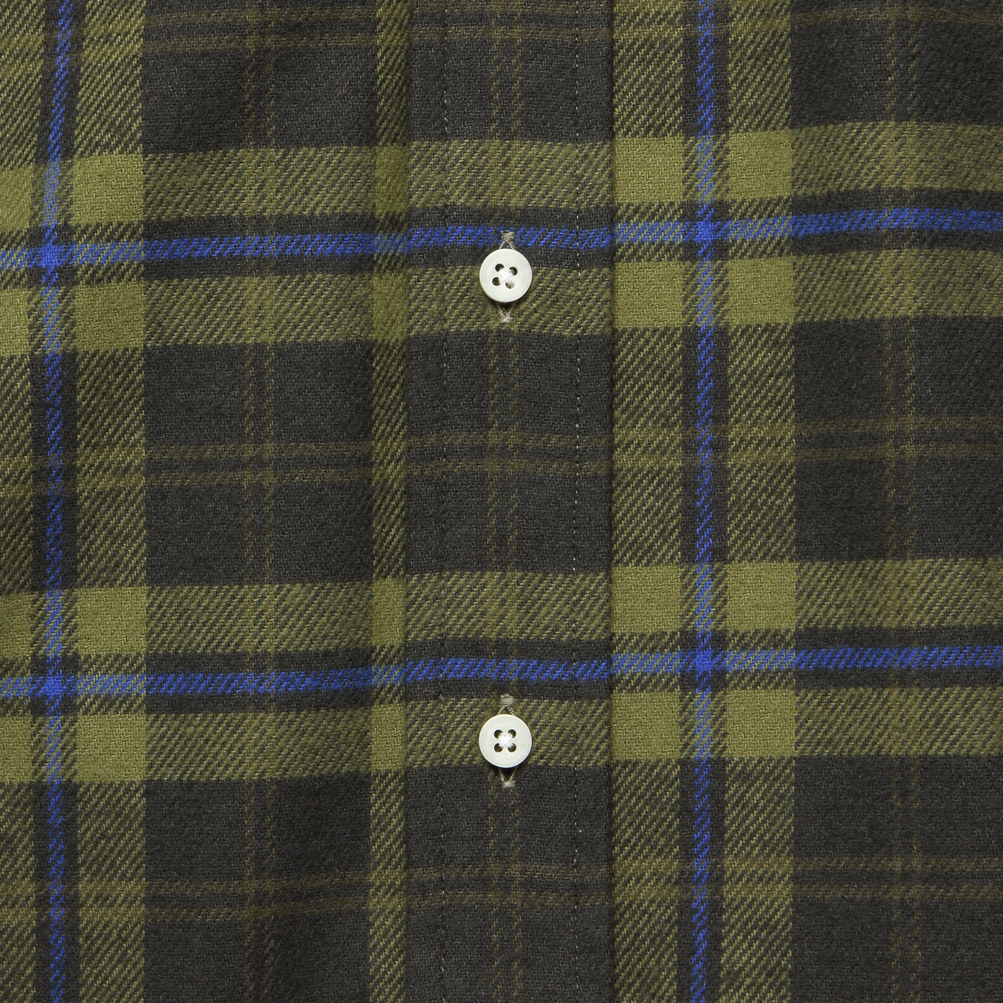 
                          High-density Twill Shirt - Olive - Gitman Vintage - STAG Provisions - Tops - L/S Woven - Plaid
                        