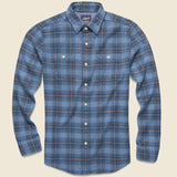 Nevill Heritage Flannel - Blue/Orange Plaid - Grayers - STAG Provisions - Tops - L/S Woven - Plaid