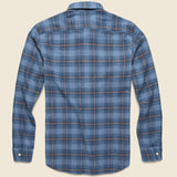 Nevill Heritage Flannel - Blue/Orange Plaid - Grayers - STAG Provisions - Tops - L/S Woven - Plaid