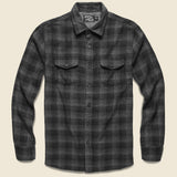 Plaid Armadale Double Cloth Shirt - Charcoal Grey - Grayers - STAG Provisions - Tops - L/S Woven - Plaid