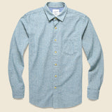 Wendover Jaspe Heritage Flannel - Tapestry - Grayers - STAG Provisions - Tops - L/S Woven - Solid