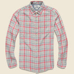 Mason Double Cloth Shirt - Salmon/Blue/Grey - Grayers - STAG Provisions - Tops - L/S Woven - Plaid