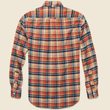 Plaid Flannel - Burnt Orange - Gitman Vintage - STAG Provisions - Tops - L/S Woven - Plaid