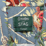 Cowboy Print Camp Shirt - Blue - Gitman Vintage - STAG Provisions - Tops - L/S Woven - Other Pattern