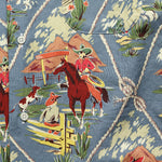 Cowboy Print Camp Shirt - Blue - Gitman Vintage - STAG Provisions - Tops - L/S Woven - Other Pattern