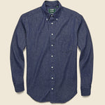 Denim Shirt - Dark Wash - Gitman Vintage - STAG Provisions - Tops - L/S Woven - Solid