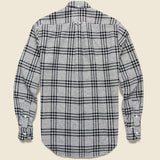 Large Houndstooth Check Shirt - Black - Gitman Vintage - STAG Provisions - Tops - L/S Woven - Plaid