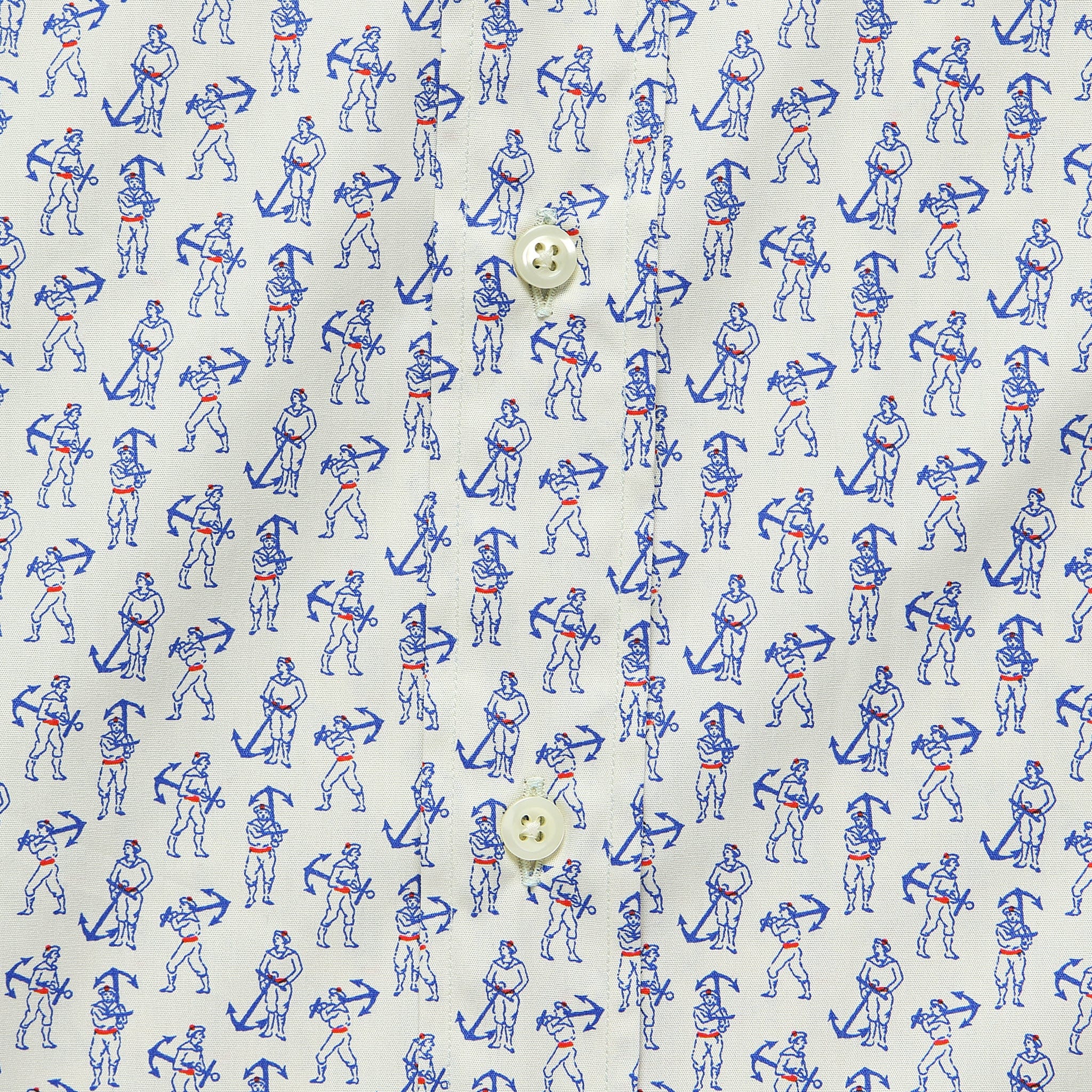 Santiago Shirt Co. - Valparaiso Anchor Man Shirt - Gitman Vintage - STAG Provisions - Tops - S/S Woven - Other Pattern