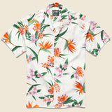 Aloha Floral Shirt - White - Gitman Vintage - STAG Provisions - Tops - S/S Woven - Floral
