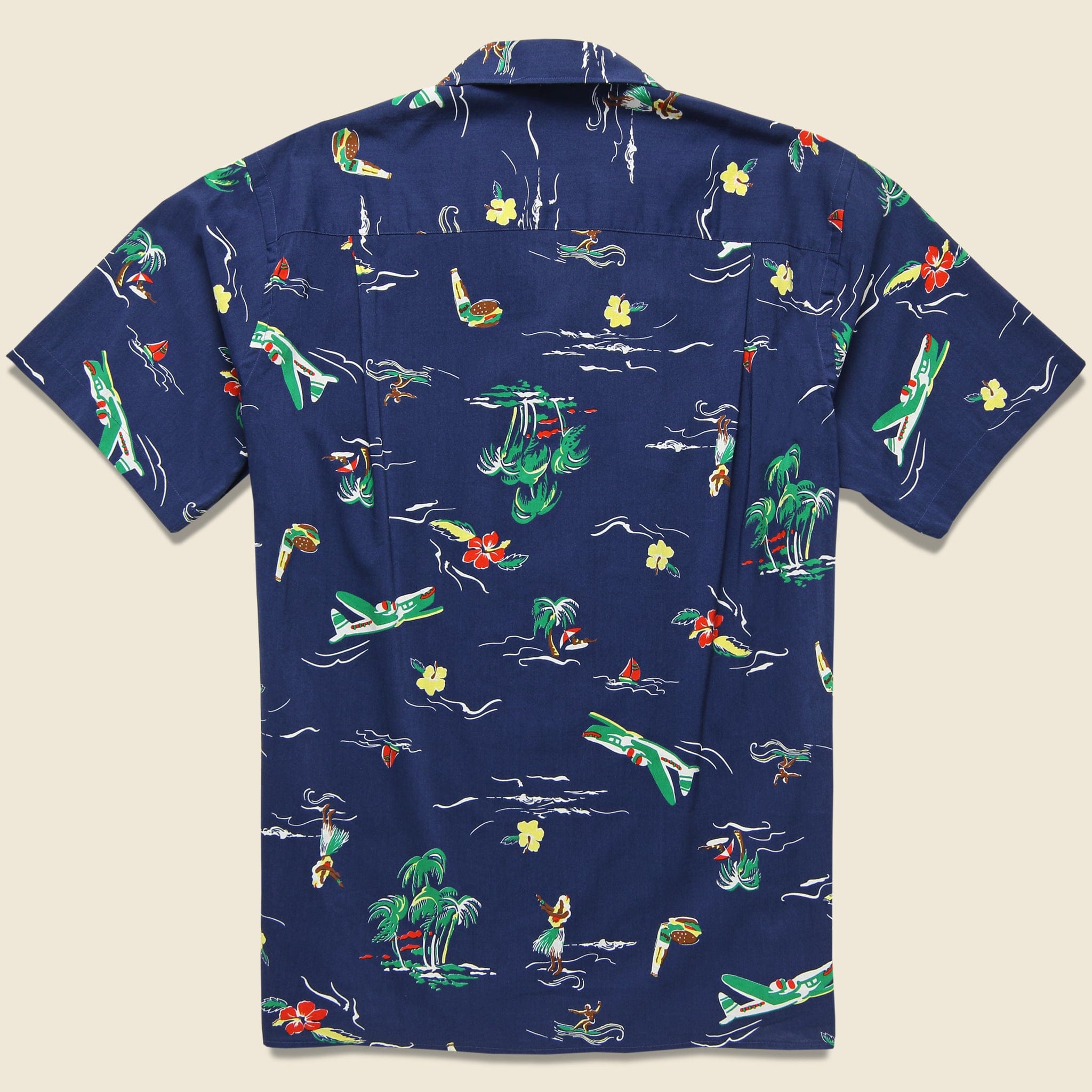
                          Surf &amp; Turf Shirt - Navy - Gitman Vintage - STAG Provisions - Tops - S/S Woven - Other Pattern
                        